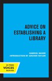 Advice on Establishing a Library (eBook, ePUB)