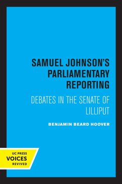 Samuel Johnson's Parliamentary Reporting (eBook, ePUB) - Hoover, Benjamin Beard