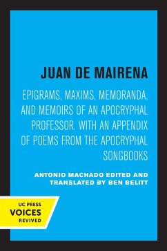 Juan de Mairena (eBook, ePUB) - Machado, Antonio