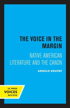 The Voice in the Margin (eBook, ePUB) - Krupat, Arnold