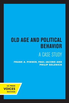 Cover Old Age and Political Behavior (eBook, ePUB)
