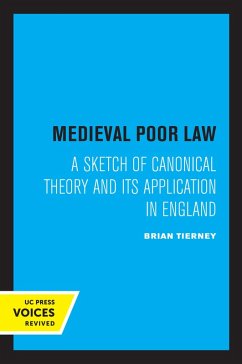 Medieval Poor Law (eBook, ePUB) - Tierney, Brian