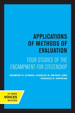 Cover Applications of Methods of Evaluation (eBook, ePUB)
