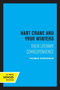 Hart Crane and Yvor Winters (eBook, ePUB) - Parkinson, Thomas