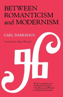 Cover Between Romanticism and Modernism (eBook, ePUB)