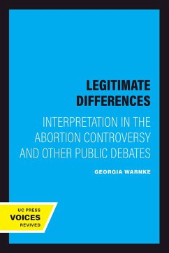Cover Legitimate Differences (eBook, ePUB)