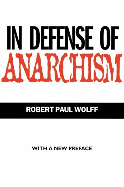 In Defense of Anarchism (eBook, ePUB)