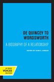 De Quincey to Wordsworth (eBook, ePUB)