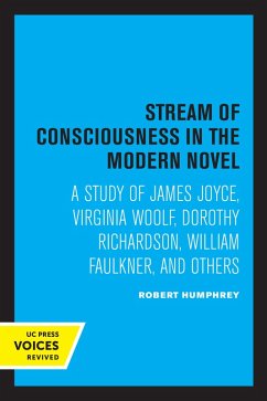 Stream of Consciousness in the Modern Novel (eBook, ePUB) - Humphrey, Robert