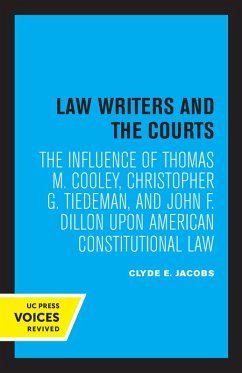 Law Writers and the Courts (eBook, ePUB) - Jacobs, Clyde E.