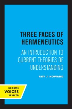 Cover Three Faces of Hermeneutics (eBook, ePUB)