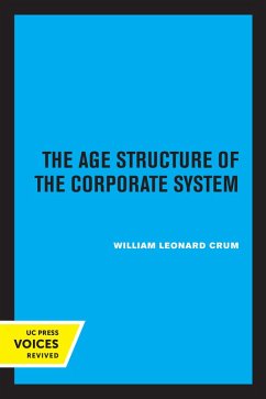 Cover The Age Structure of the Corporate System (eBook, ePUB)