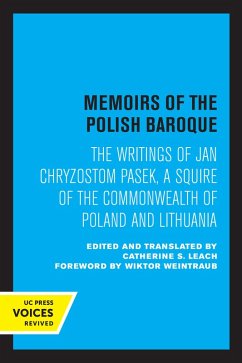 Memoirs of the Polish Baroque (eBook, ePUB) - Pasek, Jan Chryzostom