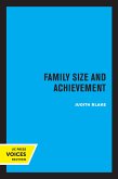 Family Size and Achievement (eBook, ePUB)