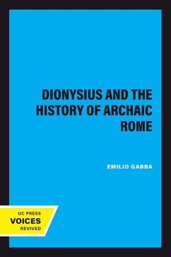 Cover Dionysius and The History of Archaic Rome (eBook, ePUB)
