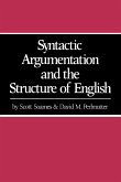 Syntactic Argumentation and the Structure of English (eBook, ePUB)