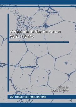 Cover Defect and Diffusion Forum Vols. 115-116 (eBook, PDF)