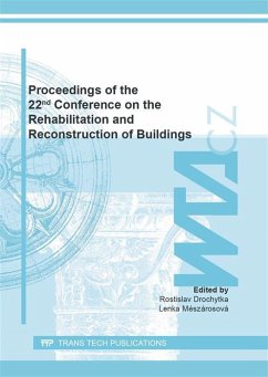 Cover Proceedings of the 22nd Conference on the Rehabilitation and Reconstruction of Buildings (eBook, PDF)