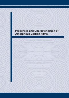 Cover Properties and Characterization of Amorphous Carbon Films (eBook, PDF)