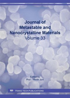 Cover Journal of Metastable and Nanocrystalline Materials Vol. 33 (eBook, PDF)