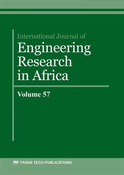 International Journal of Engineering Research in Africa Vol. 57 (eBook, PDF) International Journal of Engineering Research in Africa Vol. 57 (eBook, PDF)