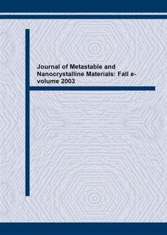 Cover Journal of Metastable and Nanocrystalline Materials: Fall e-volume 2003 (eBook, PDF)