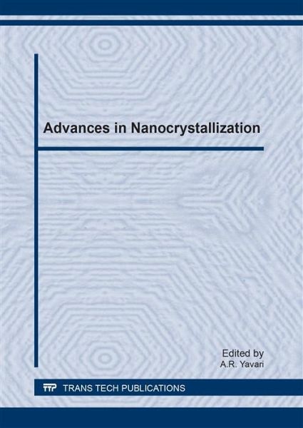 JMNM: Advances in Nanocrystallization (eBook, PDF) JMNM: Advances in Nanocrystallization (eBook, PDF)