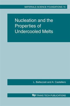 Cover Nucleation and the Properties of Undercooled Melts (eBook, PDF)