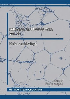 Cover Diffusion and Defect Data Vol. 22 (eBook, PDF)