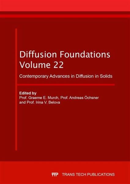 Contemporary Advances in Diffusion in Solids (eBook, PDF) Contemporary Advances in Diffusion in Solids (eBook, PDF)
