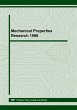 Mechanical Properties Research 1986 I... - Bild 1