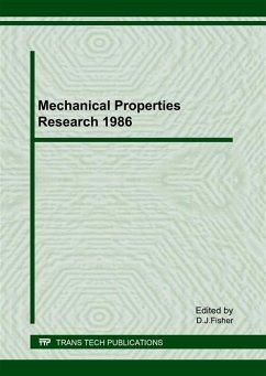 Cover Mechanical Properties Research 1986 III (eBook, PDF)
