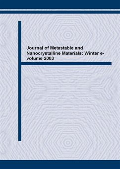 Cover Journal of Metastable and Nanocrystalline Materials: Winter e-volume 2003 (eBook, PDF)