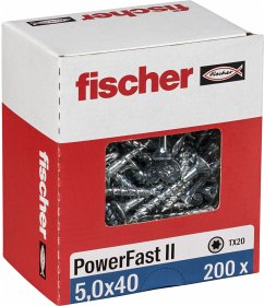 Fischer PowerFast II 5,0x40 SK TX TG blvz 200