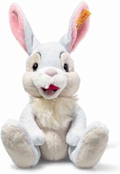 Steiff 024627 - Soft Cuddly Friends Disney Originals Klopfer, Hase, weiß/mehrfarbig, 21 cm