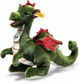 Steiff 067198 - Drache Rocky, grün/mehrfarbig, 32 cm