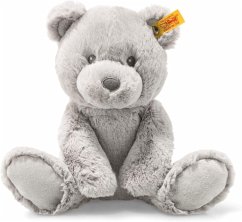 Steiff 241543 - Soft Cuddly Friends, Teddybär Bearzy, hellgrau, 28 cm