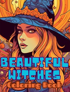 BEAUTIFUL WITCHES Coloring Book - Books, Adult Coloring