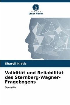 Validität und Reliabilität des Sternberg-Wagner-Fragebogens - Klatic, Sharyll