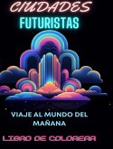 Libro para colorear de la ciudad futurista