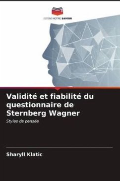 Validité et fiabilité du questionnaire de Sternberg Wagner - Klatic, Sharyll