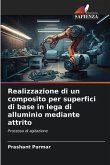 Realizzazione di un composito per superfici di base in lega di alluminio mediante attrito