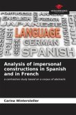 Analysis of impersonal constructions in Spanish and in French