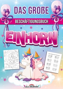 Cover Das große Beschäftigungsbuch Einhorn