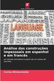 Análise das construções impessoais em espanhol e em francês