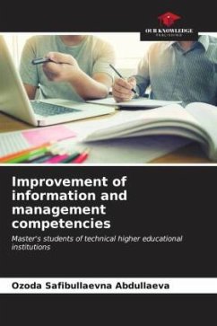 Cover Improvement of information and management competencies