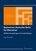 Basiswissen deutsches Recht für Übersetzer (eBook, PDF)