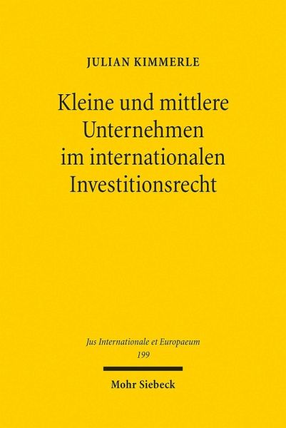 Kleine und mittlere Unternehmen im internationalen Investitionsrecht (eBook, PDF)
