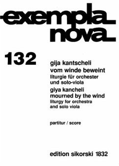 Cover Vom Winde beweint Liturgie für Orchester und Solo-Viola Studienpartitur