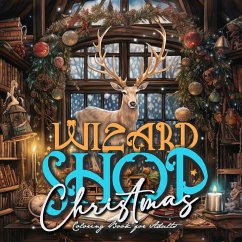 Wizard Shop Christmas Coloring Book for Adults - Grafik, Musterstück;Publishing, Monsoon